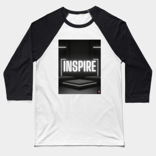 Inspire Pop Art Stage Art Baseball T-Shirt